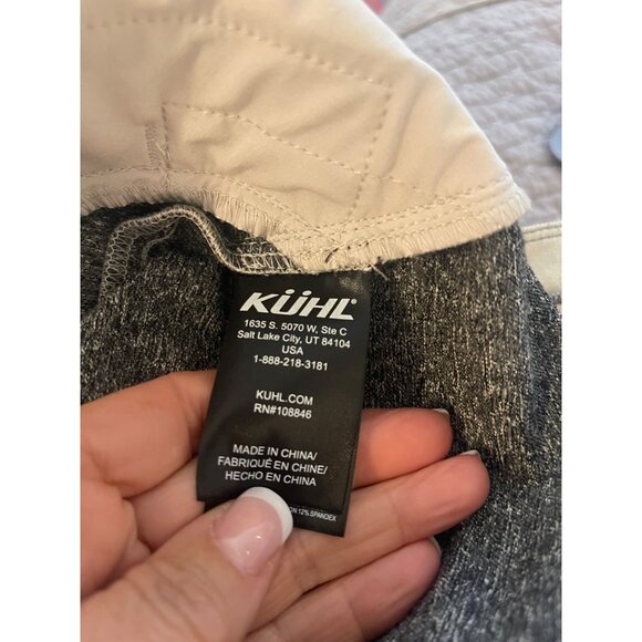 Kuhl Womens Trench Coat Size S Cream Softshell Two-tone Weave Performance - Picture 10 of 16